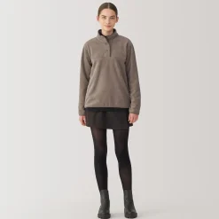 New Muji Pull en polaire de polyester recyclable femme