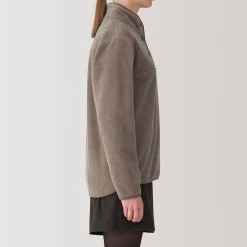 New Muji Pull en polaire de polyester recyclable femme