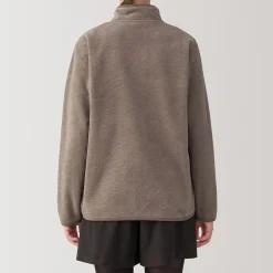 New Muji Pull en polaire de polyester recyclable femme