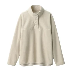 New Muji Pull en polaire de polyester recyclable femme