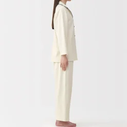 Best Muji Pyjama en flanelle sans couture latérale pour femme