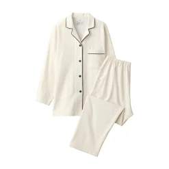 Best Muji Pyjama en flanelle sans couture latérale pour femme