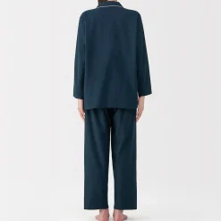 Best Muji Pyjama en flanelle sans couture latérale pour femme