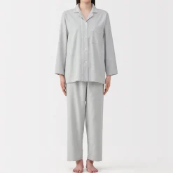 Best Muji Pyjama en flanelle sans couture latérale pour femme