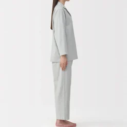 Best Muji Pyjama en flanelle sans couture latérale pour femme