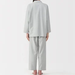 Best Muji Pyjama en flanelle sans couture latérale pour femme