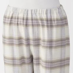 Best Muji Pyjama en flanelle sans couture latérale pour femme