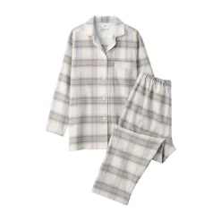Best Muji Pyjama en flanelle sans couture latérale pour femme