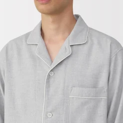 Online Muji Pyjama en flanelle sans couture latérale pour homme