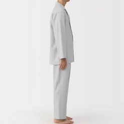Online Muji Pyjama en flanelle sans couture latérale pour homme