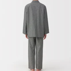 Online Muji Pyjama en flanelle sans couture latérale pour homme