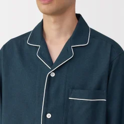 Online Muji Pyjama en flanelle sans couture latérale pour homme