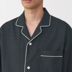 Online Muji Pyjama en flanelle sans couture latérale pour homme