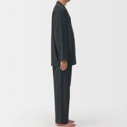 Online Muji Pyjama en flanelle sans couture latérale pour homme
