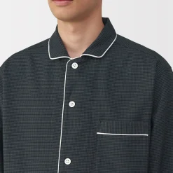 Online Muji Pyjama en flanelle sans couture latérale pour homme
