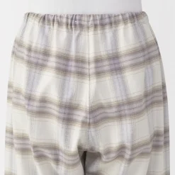 New Muji Pyjama en flanelle sans couture latérale pour femme