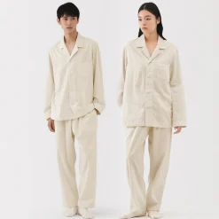 Muji Pyjama unisexe en khadi tissé à la main