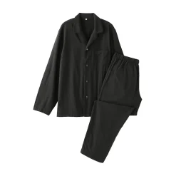 Muji Pyjama unisexe en khadi tissé à la main