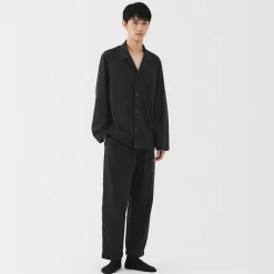 Muji Pyjama unisexe en khadi tissé à la main