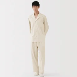 Muji Pyjama unisexe en khadi tissé à la main