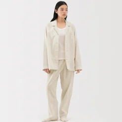 Muji Pyjama unisexe en khadi tissé à la main