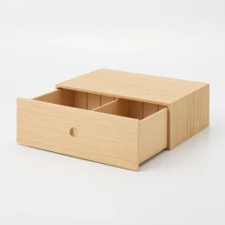 Outlet Muji Rangement en bois 1 tiroir