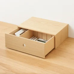 Outlet Muji Rangement en bois 1 tiroir