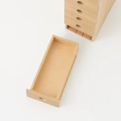 Online Muji Rangement en bois 6 tiroirs