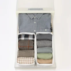 Best Muji Rangement individuel à hauteur ajustable L15X P32.5X H21cm