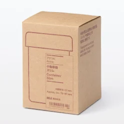 Outlet Muji Récipient fin en acrylique 7X9.7cm