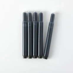 Outlet Muji Recharge pour stylo‐plume ‐ encre noire, lot de 5