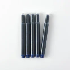 Sale Muji Recharge pour stylo‐plume ‐ encre bleu‐noir, lot de 5