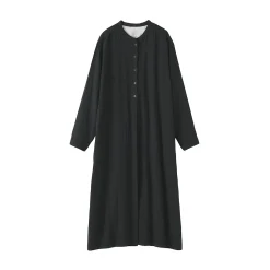 Best Muji Robe en double gaze en mélange de kapok pour femme