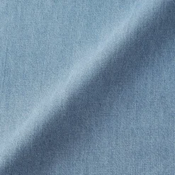 Discount Muji Robe-chemise légère en denim de kapok mélangé pour femme