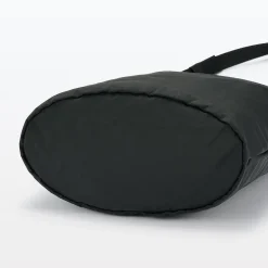 Hot Muji Sac à bandoulière 2 positions déperlant et pliable Noir