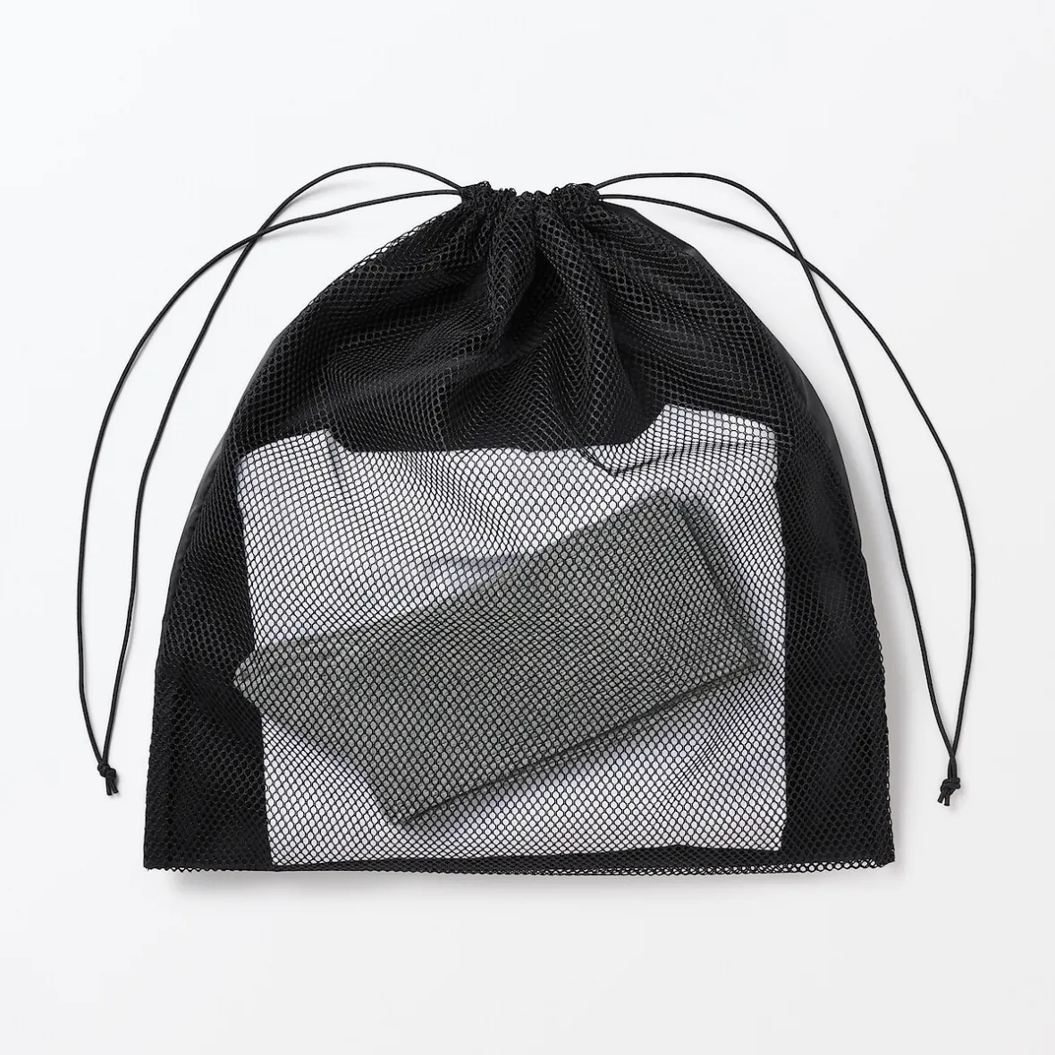 Best Muji Sac à cordon en maille - Grand modèle