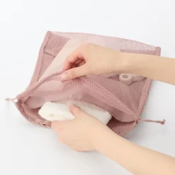 Hot Muji Sac à cordon en maille - Modèle moyen