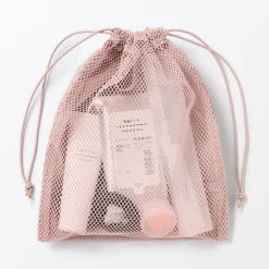 Sale Muji Sac à cordon en maille - Petit modèle