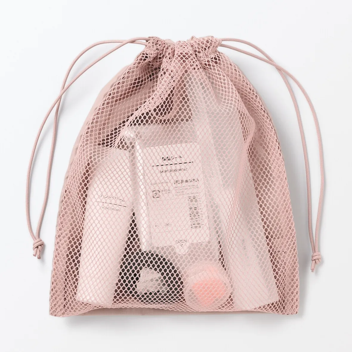 Sale Muji Sac à cordon en maille - Petit modèle