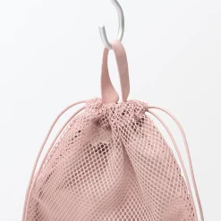 Sale Muji Sac à cordon en maille - Petit modèle