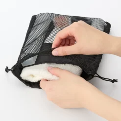 Sale Muji Sac à cordon en maille - Petit modèle