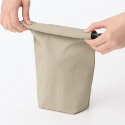 Sale Muji Sac à déjeuner isotherme à fermeture à enroulement - Petit - Beige
