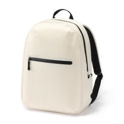Clearance Muji Sac à dos étanche en coton Blanc Brut