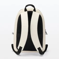 Clearance Muji Sac à dos étanche en coton Blanc Brut