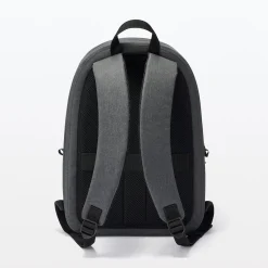 New Muji Sac à dos étanche en polyester recyclé Gris Foncé