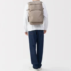 Outlet Muji Sac à dos Top Loader déperlant en polyester recyclé