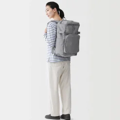 Outlet Muji Sac à dos Top Loader déperlant en polyester recyclé