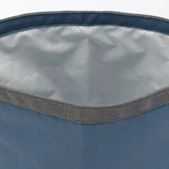 Hot Muji Sac à lunch isotherme à fermeture à enroulement - Grand format - Bleu fumé