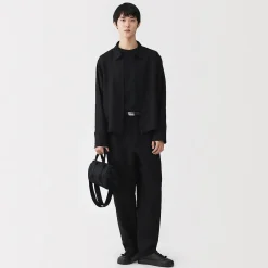 Clearance Muji Sac baril en nylon recyclé Noir