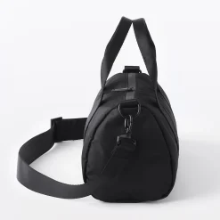 Clearance Muji Sac baril en nylon recyclé Noir